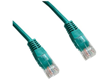 DATACOM Patch cord UTP CAT5E 7m zelený