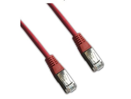 DATACOM Patch cord FTP CAT5E 0,5m červený