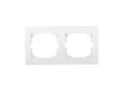 Rámeček LOGI 02-1470-002 dvoj.horiz.bílý