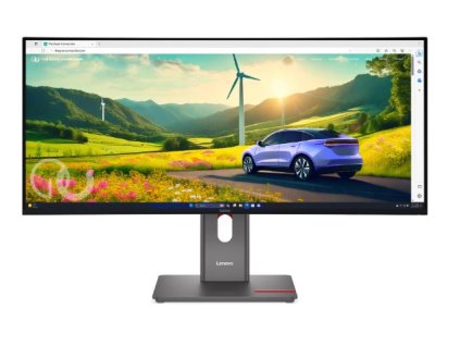 Lenovo LCD P34wd-40 34" zakřivený 3440x1440 IPS/6ms/350cd/2000:1/Repro/Kamera/HDMI/2xDP/4xUSB-C/USB-B/5xUSB-A/RJ45/VESA