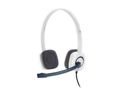 sada Logitech Stereo Headset H150, Coconut