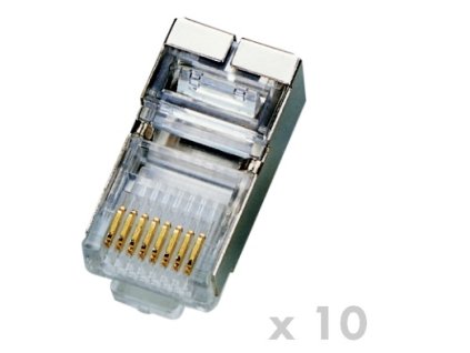 DATACOM Plug STP CAT5E 8p8c- RJ45 drát (10ks)