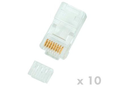 DATACOM Plug UTP CAT6 8p8c- RJ45 drát (10ks)
