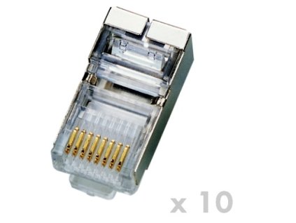 DATACOM Plug STP CAT5E 8p8c- RJ45 lanko (10ks)
