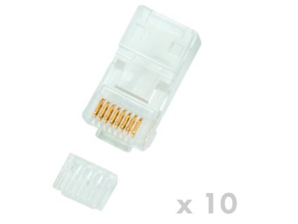 DATACOM Plug UTP CAT6 8p8c- RJ45 lanko (10ks)