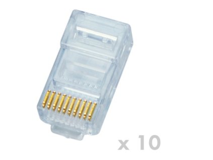DATACOM Plug UTP CAT5E 10p10c- RJ50 lanko (10ks)