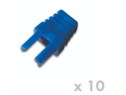 DATACOM Manžetka pro plug RJ45 modrá (10ks)