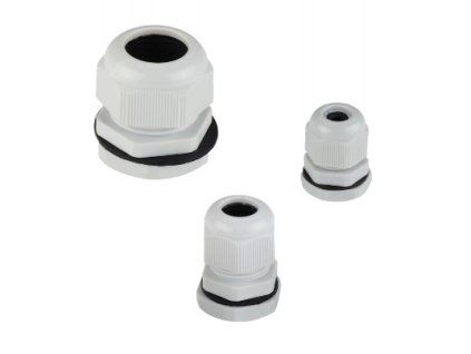 DATACOM Kabelová průchodka  PG7 (3 - 6.5 mm) šedá