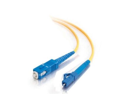 Optický patchkabel SIMPLEX, LC/UPC-SC/UPC 9/125um SM, 2m, OS2