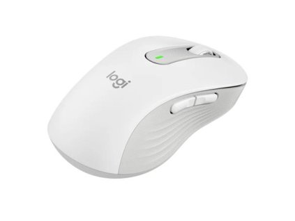 Logitech myš Signature M650 for Business Mouse wireless Bluetooth 2.4 GHz Bolt USB receiver off-white