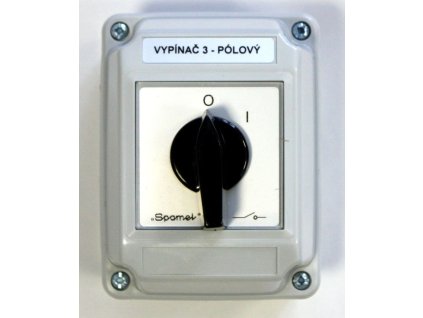 SPAMEL Spínač LK 40/2.8211 40A 0-1 3p OB2 IP65
