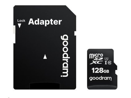 GOODRAM microSDXC karta 256GB M1AA (R:100/W:10 MB/s), UHS-I Class 10, U1 + Adapter