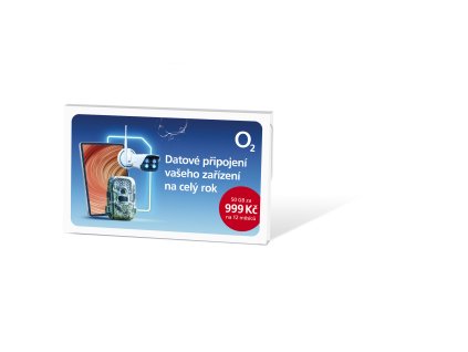 O2 Roční datové připojení 50 GB Bundle 3+1