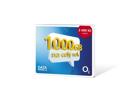 O2 Roční datové připojení 1,2 TB Bundle 3+1