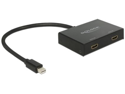 Delock Displayport 1.2 Splitter 1 x mini Displayport >2 x HDMI out 4K 87696 Delock Displayport 1.2 Splitter 1 x mini Displayport >