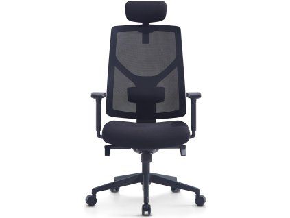Ergonomická kancelářská židle ARES černá, pro vysoké postavy