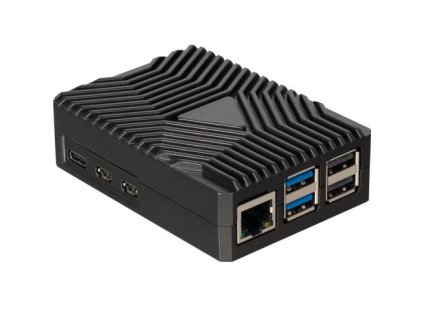 JOY-IT RASPBERRY PI case Alu-09 pro Raspberry Pi 5, černá