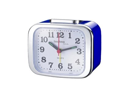 TechnoLine Modell XL analogový budík, modrý