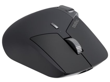 RAPOO myš MT760L Multi-mode, Bezdrátová, Optická, Šedo-Černá