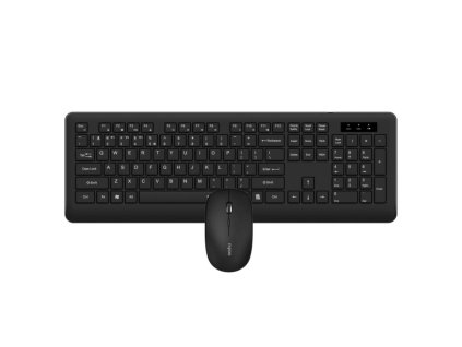 RAPOO Set klávesnice a myš 8310M, Multi-mode, Bezdrátový set, CZ/SK, Černá