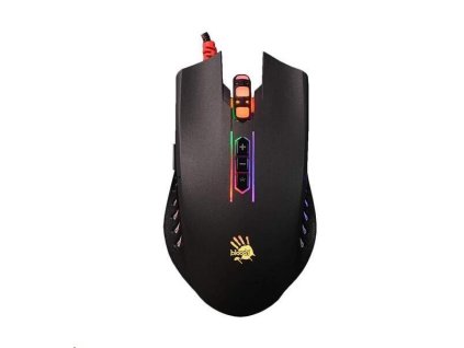 A4tech herní myš BLOODY Q81, 3200DPI, USB, RGB, černá