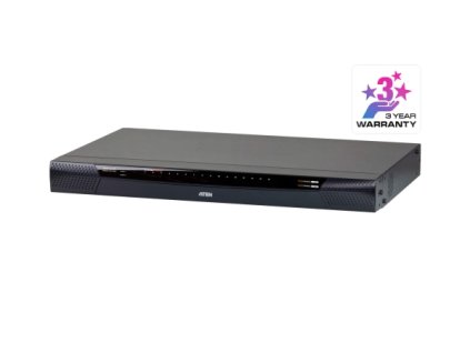 ATEN KN1116VA-AX-G 1-Local/1-Remote Access 16-Port Cat 5 KVM over IP Switch (1920 x 1200)