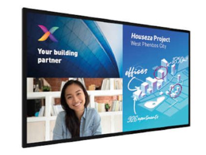 Philips LCD 65" C-Line, 18/7, Android, UHD, touch, Wifi, D-LED, IPS, 350cd/m2, 8ms, 500 000:1, 2x passive pens