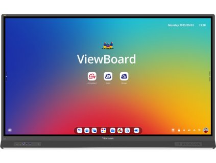 Viewsonic IFP8653 Interaktivní displej 86" 4K UHD/TFT/450cd/8ms/4xHDMI/VGA/DP/RS232/OPS/8xUSB/4xUSB-C/2xRJ45/Repro/VESA