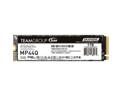 TEAMGROUP MP44Q SSD NVMe M.2 1TB PCIe 4.0 Gen4x4 2280 (čtení max. 7000MB/s, zápis max. 5900MB/s)