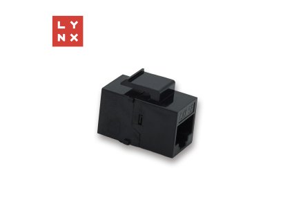 LYNX keystone spojka UTP Cat5e, 8P8C, černá