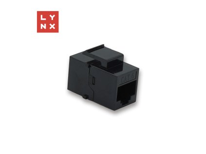 LYNX keystone spojka UTP Cat6, 8P8C, černá