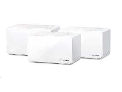 MERCUSYS Halo H90X(3-pack) WiFi6 Mesh (AX6000,2,4GHz/5GHz,1x2,5GbELAN/WAN,2xGbELAN/WAN)