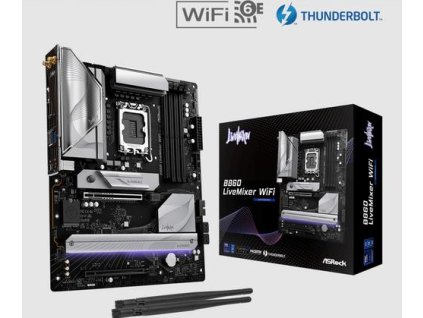 ASROCK B860 LIVEMIXER WIFI (intel 1851, 4xDDR5, WIFI, ATX)