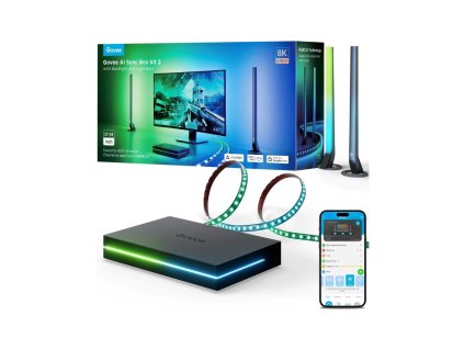 Govee AI Sync Box Kit 2 Smart sada PC osvětlení 27-34" + LED panely
