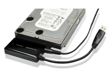 AXAGON ADSA-FP3, USB 5Gbps - SATA 6G, 3.5'' HDD FASTport3 adaptér, vč. AC napáječe