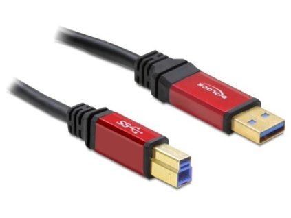 Delock kabel USB 3.0 typ A samec > USB 3.0 typ B samec 3 m Premium