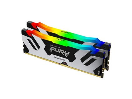 KINGSTON 64GB 6400MT/s DDR5 CL32 DIMM (Kit of 2) FURY Renegade RGB White XMP