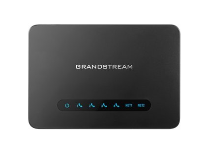 Grandstream HT814 V2 (ATA), 4x FXS, 2 SIP profily, 1x Gbit LAN, NAT router, 3-cestná konf.