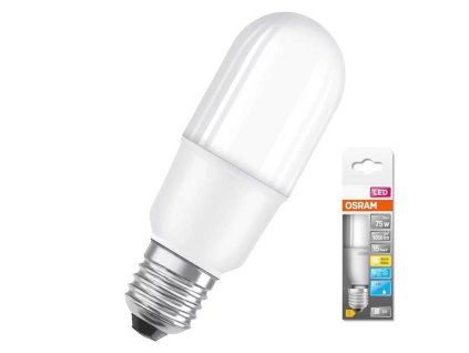 OSRAM LED STAR E27 9W/827 LEDSTICK75W  teplá