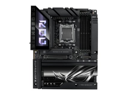 ASUS MB Sc AM5 ROG CROSSHAIR X870E HERO BTF, 4xDDR5, WIFI, 1xHDMI, 2xThunderbolt, ATX