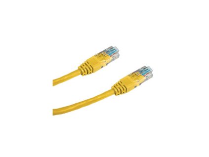 DATACOM Patch cord UTP CAT5E 2m žlutý
