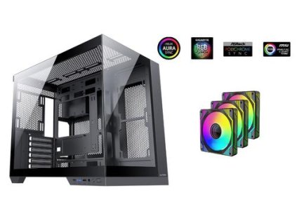 1stCOOL Cube Tower Dreamer + sada fan ARGB (PC case)