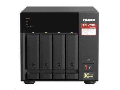 QNAP TS-473A-8G (4C/Ryzen V1500B/2,2GHz/8GBRAM/4xSATA/2xM.2/2x2,5GbE/3xUSB3.2/2xPCIe)