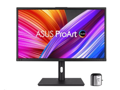 ASUS LCD 27” PA27DCE-K ProArt 3840x2160 4K OLED, 99% DCI-P3, HDR-10,USB-C PD 80W, 3xHDMI, DP, REPRO, Hardware Calibratio