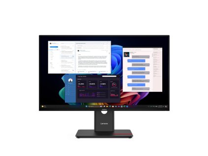 BAZAR - LENOVO LCD T27UD-40 - 27",IPS,16:9,3840x2160,60Hz,350cd/m2,1500:1,4ms,HDMI,DP,USB Hub,USB-C,RJ45 - Poš. ob