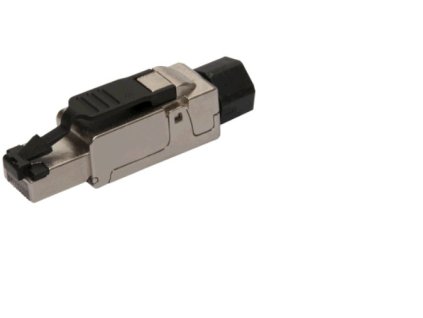 Konektor Solarix SXRJ45-6A-STP-BK-SA RJ45 STP 8p8c, Cat 6a, drát, průmyslový, samořezný