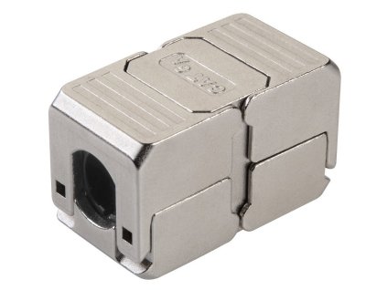 Spojka Solarix SXSPJ-6A-STP-BK-SA STP Cat6a Spojovací box zářezový