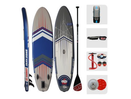 Paddleboard Jbay Zone J2 Comet 320x81x15, 145 Kg, Thruster