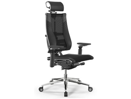 Ergonomická kancelářská židle YOGA 4D Triumph, černá