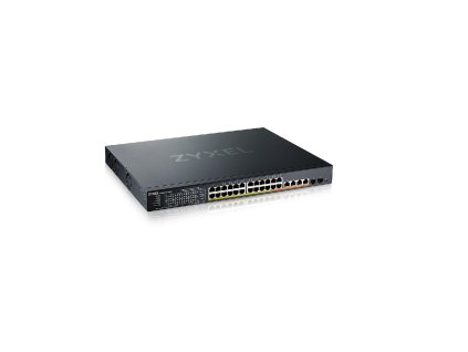 Zyxel XMG1930-30HP, 24-port 2.5GbE Smart Managed Layer 2 PoE 700W 22xPoE+/8xPoE++ Switch with 4 10GbE and 2 SFP+ U